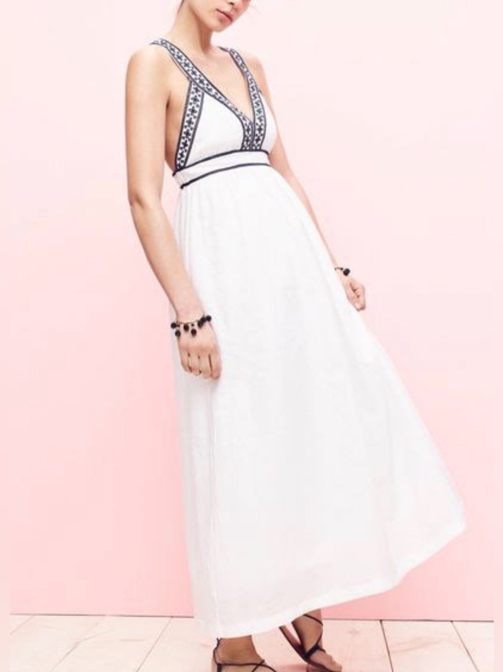 JCrew White Embroidered Dress